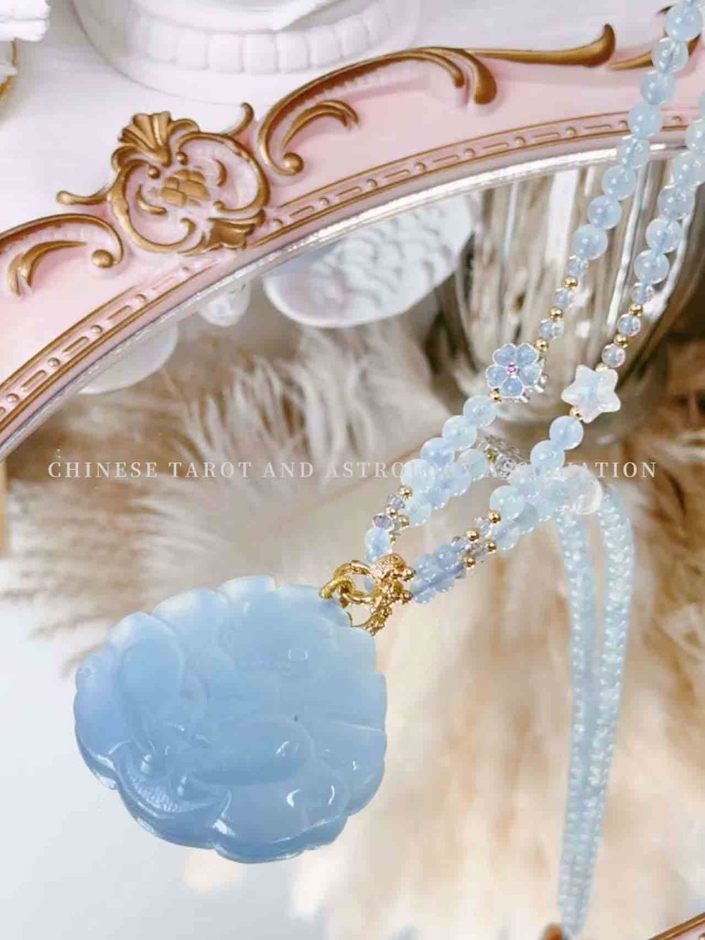 （蓝狐狸海蓝宝）项链